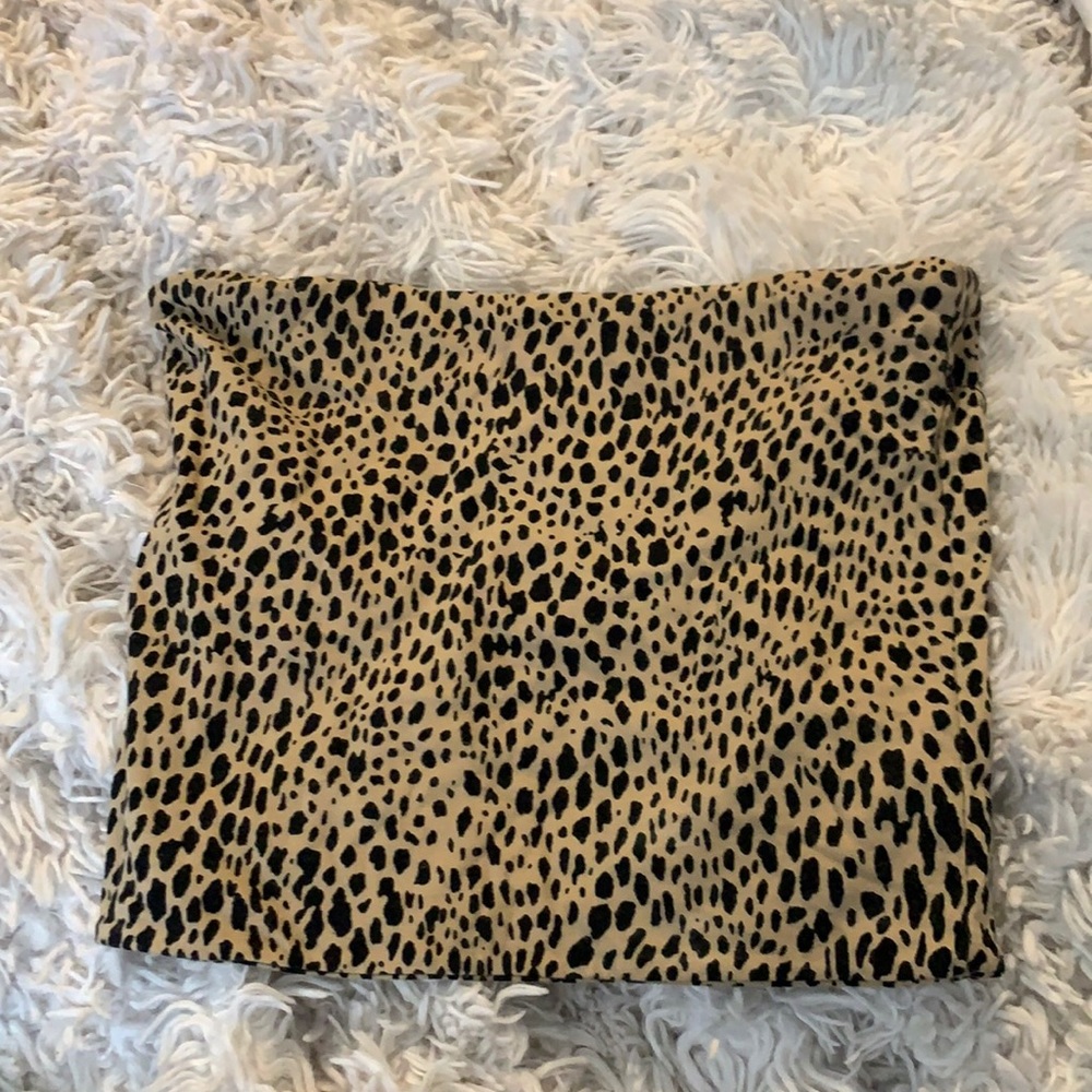 Brandy Melville Leopard Tube Top OS